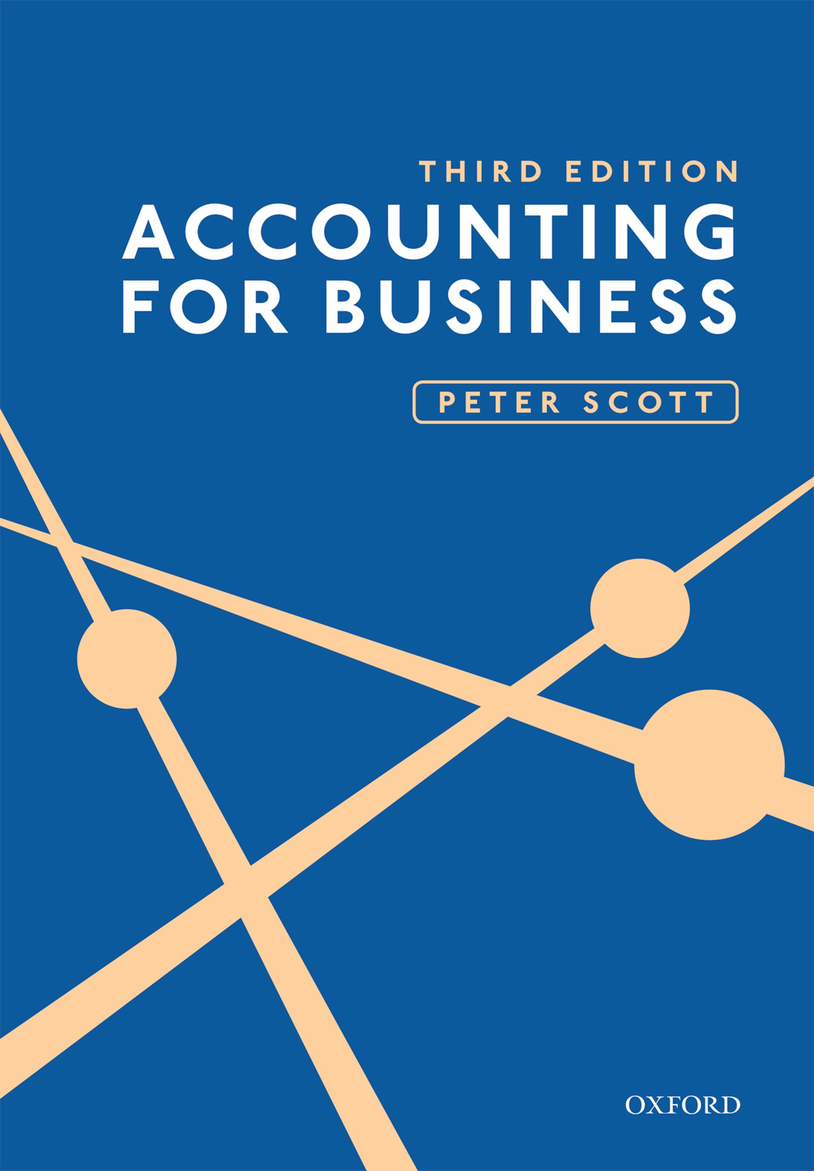 Accounting for Business 3rd edition scott Test bank