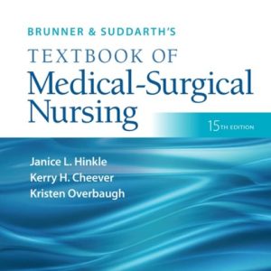 Brunner & Suddarth's Textbook of Medical-Surgical Nursing 16th Edition Janice Hinkle Test bank