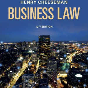 Business Law 12th edition Henry R. Cheeseman Solution manual