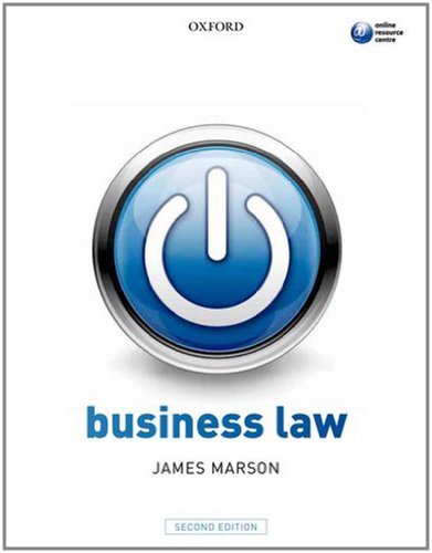 Business Law 2nd Edition Marson Test bank