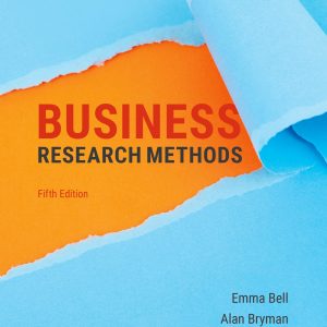 Business Research Methods 5th Edition Bell Test bank