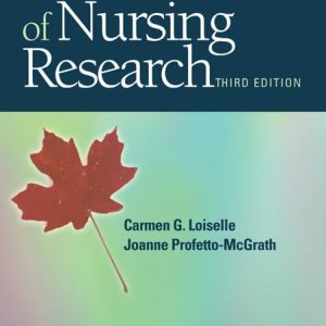 Canadian Essentials of Nursing Research 3rd Edition Carmen G. Loiselle Test bank
