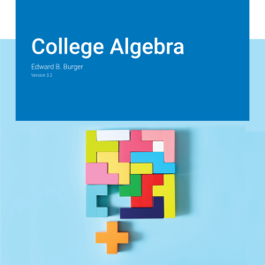 College Algebra Version 3.2 By Edward B. Burger Solution manual
