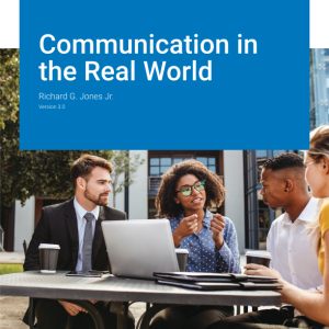 Communication in the Real World Version 3.0 By Richard G. Jones Instructor Manual