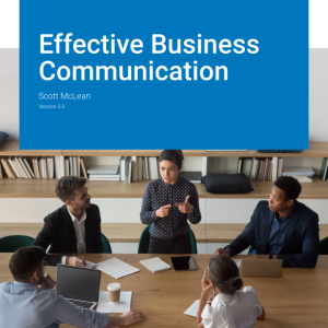 Effective Business Communication Version 3.0 By Scott McLean Instructor Manual