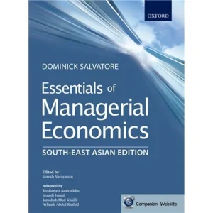 Essentials of Managerial Economics (South East Asian Edition) Dominick Salvatore Instructor manual