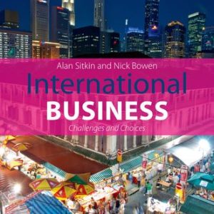 International Business 2nd Edition Sitkin & Bowen Test bank