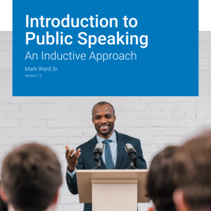 Introduction to Public Speaking An Inductive Approach Version 1.0 By Mark Ward Instructor Manual