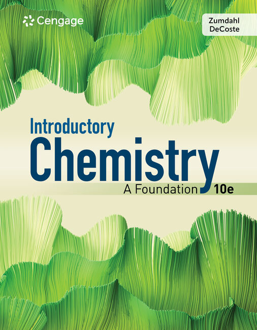 Introductory Chemistry A Foundation 10th Edition by Steven S. Zumdahl Solution manual