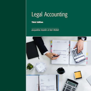 Legal Accounting, 3rd Edition Jacqueline Asselin Test Bank
