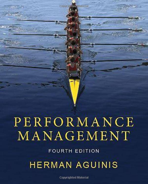 PERFORMANCE MANAGEMENT 4th edition by Aguinis Test Bank