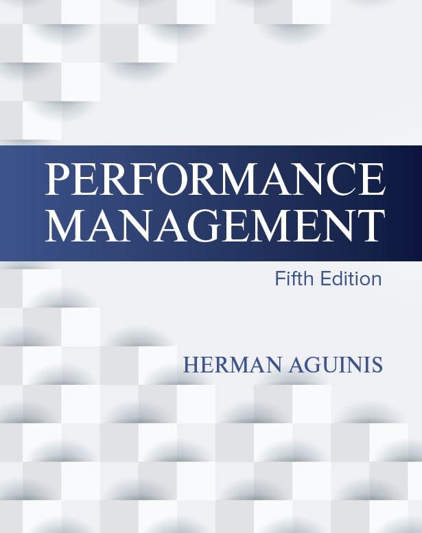 Performance Management 5th edition Herman Aguinis Instructor Manual