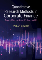 Quantitative Research Methods in Corporate Finance Exemplified by Stata Solution manual
