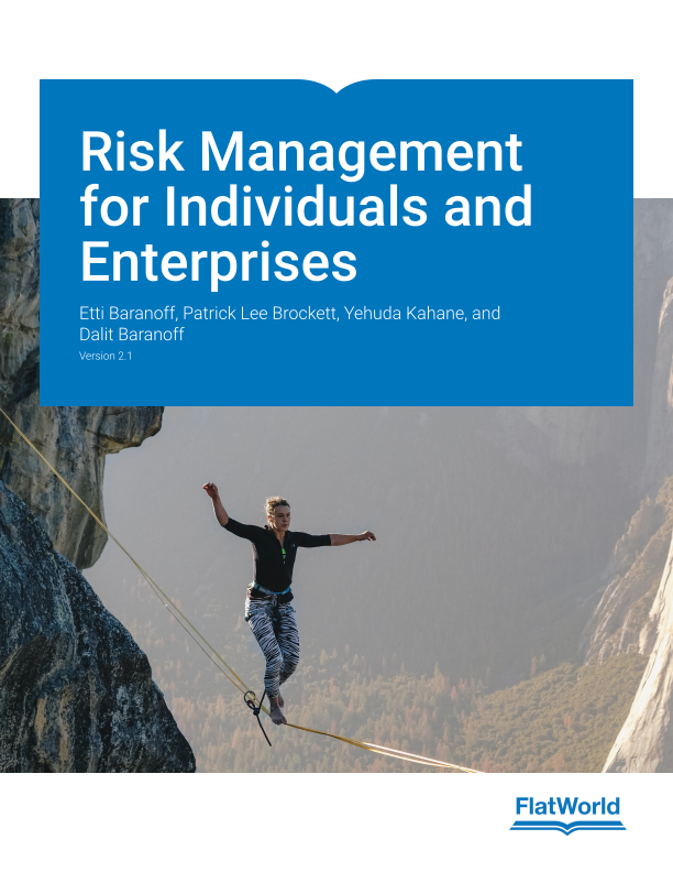 Risk Management for Individuals and Enterprises Version 2.1 By Etti Baranoff Test bank
