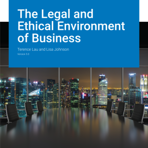 The Legal and Ethical Environment of Business Version 5.0 By Terence Lau Test bank