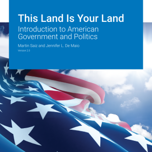 This Land Is Your Land Introduction to American Government and Politics Version 2.0 By Martin Saiz Instructor Manual