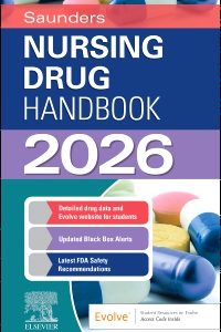 Saunders Nursing Drug Handbook 2026 1st Edition Test Bank cover by Robert Kizior